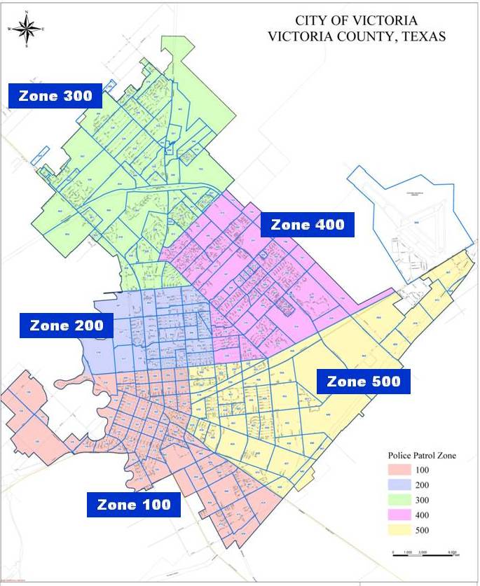 All Police Patrol Zones Map