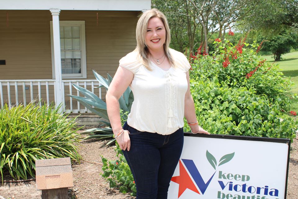Shannon Longoria at Keep Victoria Beautiful house