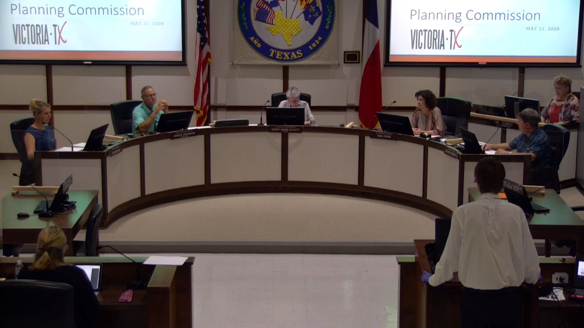 Planning Commission meeting at Council chambers