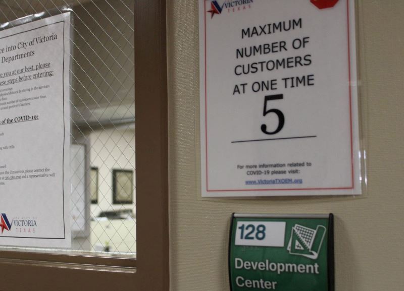 Sign outside Development Center reads, 