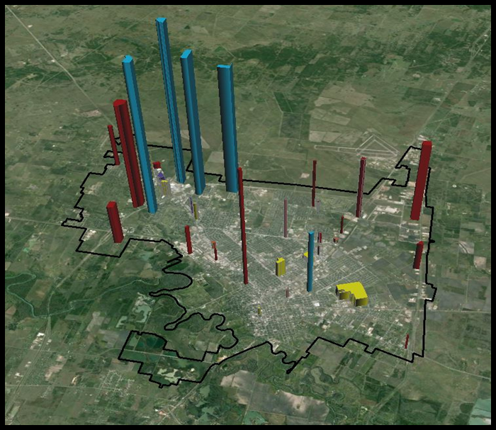 2014 Commercial Activity map