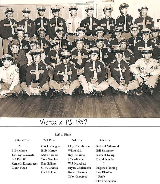 Victoria Police Department 1959